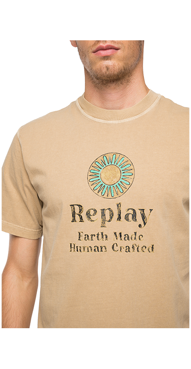 EARTH MADE HUMAN CRAFTED Tシャツ 詳細画像 サンドベージュ 6
